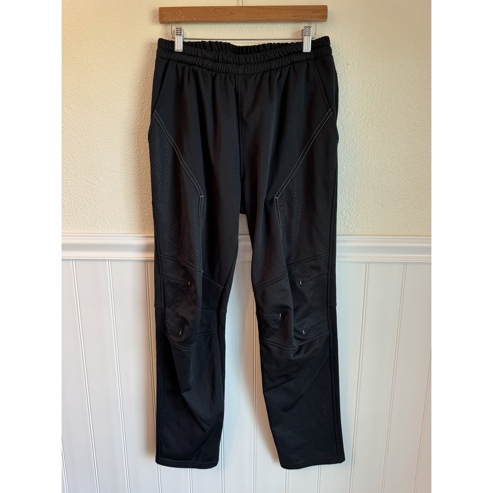 Black INBIKE Winter Cycling Pants Windproof Fleece Lined Men X-Large XL